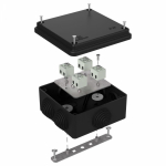 Коробка огнестойкая для о/п 40-0300-FR1.5-8 Е15-Е120 RAL9005 100х100х50 (14 шт/кор) Промрукав