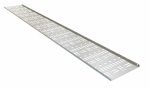 Hyperline CDV-150x9-47U-RAL7035 Перфорированный вертикальный кабельный организатор-лоток 150х9 мм, высотой 2090 мм, для шкафа высотой 47U, серый