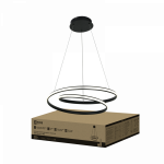 Светильник светодиодный ESTETIKA DALI-HL-90BL 90Вт 230В 3000-6500K 500х500x120мм 1.2м трос ДУ черный IN HOME
