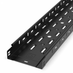 Лоток перфорированный Стандарт 150х50х3000 (0,7 мм) RAL 9005 (12 м/уп) Промрукав Лоток перфорированный Стандарт 150х50х3000 (0,7 мм) RAL 9005 (12 м/уп) Промрукав