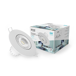 Светильник круг 6Вт 520Лм 4000K 100-265В IP20 монтаж Ø65 90*56мм белый LED Gauss Downlight 1/40