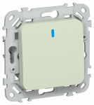 FLITE Выключ. 1-кл. прох. с инд. 10А ВС61-1-1-ФлП пан. IEK