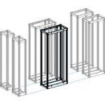 Каркасная рама распределительного шкафа 600x2000x600 SE Easy SM