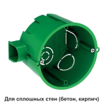 Коробка подрозетник с/у в бетон DIY 68х45 Systeme Electric  (200/4800)