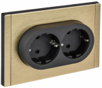 FORTE&PIANO Роз. 2-я с з/к з/ш б/к 16А FP623M шам. IEK