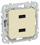 FLITE Роз. USB AA 2,1А РЮ-2-ФлН нав. IEK