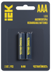 Элемент питания аккумулятор Ni-MH HR03 (AAA) 1100 mAh 2шт GREEN IEK (1/10)