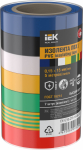 Изолента 15/5м "Комплект 7 цветов" IEK (1/40)