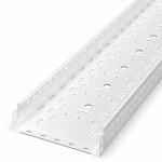 Лоток перфорированный Стандарт 300х80х3000 (0,8 мм) RAL 9003 (6 м/уп) Промрукав Лоток перфорированный Стандарт 300х80х3000 (0,8 мм) RAL 9003 (6 м/уп) Промрукав