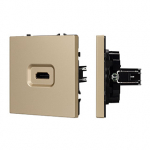Механизм HDMI розетки SCT-NOBE-MHD1-SFPL-GD (Arlight, Золотой песок) Механизм HDMI розетки SCT-NOBE-MHD1-SFPL-GD (Arlight, Золотой песок)