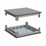 Комплект, крыша и основание, для оцинкованных шкафов OptiBox M, 800x600 мм КЭАЗ