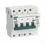 АВДТ 3P+N 10А 300мА AC х-ка D ДИФ-103 4.5кА