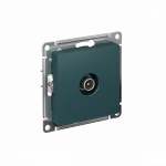 Розетка 1гн ТВ проходная с/у изумруд механизм AtlasDesign Systeme Electric  (1/10)