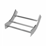 Угол лестничный вертикальный внутренний 45 градусов 80х100, толщ. 3 мм, R600, в комплекте с крепёжными элементами, необходимыми для монтажа, алюминий Угол лестничный вертикальный внутренний 45 градусов 80х100, толщ. 3 мм, R600, в комплекте с крепёжными элементами, необходимыми для монтажа, алюминий