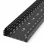 Лоток перфорированный Стандарт 300х80х3000 (0,8 мм) RAL 9005 (6 м/уп) Промрукав Лоток перфорированный Стандарт 300х80х3000 (0,8 мм) RAL 9005 (6 м/уп) Промрукав