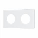 Рамка стеклянная FRM-GLARE-GC-2-WH (Arlight, -)
