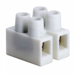 Клемник Полипропилен белый, 2р,85°С,450V,24A, 2,5мм.кв.