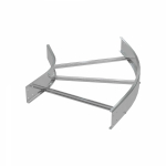 Угол лестничный горизонтальный 45 градусов 50х700, толщ. 3 мм, R600, в комплекте с крепёжными элементами, необходимыми для монтажа, алюминий Угол лестничный горизонтальный 45 градусов 50х700, толщ. 3 мм, R600, в комплекте с крепёжными элементами, необходимыми для монтажа, алюминий