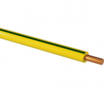 Провод ПуВ 1х0,5 ГОСТ (разномер), желто-зеленый TDM