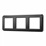 Рамка пластиковая FRM-VERSA-PL-3-BK (Arlight, -) Рамка пластиковая FRM-VERSA-PL-3-BK (Arlight, -)
