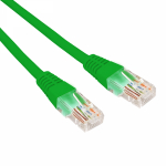 Патч-корд U/UTP REXANT категория 5e, RJ45-RJ45, неэкранированный, 26AWG, LSZH, зеленый, 1 м