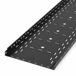 Лоток перфорированный Стандарт 400х50х3000 (1,0 мм) RAL 9005 (6 м/уп) Промрукав Лоток перфорированный Стандарт 400х50х3000 (1,0 мм) RAL 9005 (6 м/уп) Промрукав