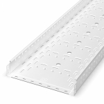 Лоток перфорированный Стандарт 400х80х3000 (1,0 мм) RAL 9003 (6 м/уп) Промрукав Лоток перфорированный Стандарт 400х80х3000 (1,0 мм) RAL 9003 (6 м/уп) Промрукав