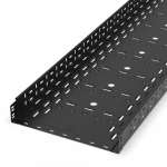 Лоток перфорированный Стандарт 400х80х3000 (1,0 мм) RAL 9005 (6 м/уп) Промрукав Лоток перфорированный Стандарт 400х80х3000 (1,0 мм) RAL 9005 (6 м/уп) Промрукав