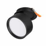 Светильник LGD-POT-BUILT-R85-12W Warm3000 (BK, 100 deg, 230V) (Arlight, IP44 Металл, 5 лет)