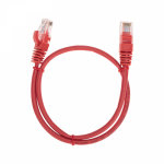 Патч-корд U/UTP REXANT категория 5e, RJ45-RJ45, неэкранированный, 26AWG, LSZH, красный, 0.5 м