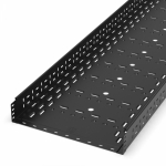 Лоток перфорированный Стандарт 500х100х3000 (1,0 мм) RAL 9005 (6 м/уп) Промрукав Лоток перфорированный Стандарт 500х100х3000 (1,0 мм) RAL 9005 (6 м/уп) Промрукав