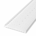 Лоток перфорированный Стандарт 500х50х3000 (1,0 мм) RAL 9003 (6 м/уп) Промрукав Лоток перфорированный Стандарт 500х50х3000 (1,0 мм) RAL 9003 (6 м/уп) Промрукав