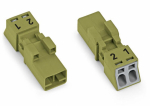Штекер 2-пол. Код. B 1,50 mm светло-зеленые WINSTA® MINI special 890-272