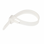 Многоразовая хомут-стяжка 200 х 7,5 мм (прозрачная) (50 шт/500 шт уп/кор) Промрукав