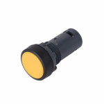 Кнопка SB7 моноблочная 22мм черная с возвратом, пластик, 1НО, IP65