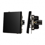 Механизм звонкового выключателя SWT-TENDO-MKR1-PL-BK (230V, 10A) (Arlight, Черный)