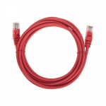 Патч-корд U/UTP REXANT категория 5e, RJ45-RJ45, неэкранированный, 26AWG, LSZH, красный, 3 м