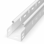 Лоток перфорированный Стандарт 50х50х3000 (0,7 мм) RAL 9003 (36 м/уп) Промрукав