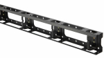 Hyperline CMV-42U-ML Металлический вертикальный кабельный организатор с крышкой 42U, для шкафов TTB, TTC2 шириной 800 мм, черный (RAL 9004) (1 шт.)