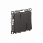 Выключатель 3кл с/у базальт механизм AtlasDesign Systeme Electric (1/20) Выключатель 3кл с/у базальт механизм AtlasDesign Systeme Electric (1/20)