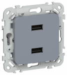 FLITE Роз. USB AA 2,1А РЮ-2-ФлМ мар. IEK