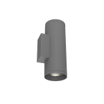 Светодиодный светильник VARTON архитектурный Gutta Twin 2x10 Вт 5000 K 18 градусов RAL7045 серый