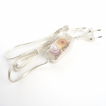 Сетевой шнур с диммером 230V 2м, прозрачный, DM103-200W Сетевой шнур с диммером 230V 2м, прозрачный, DM103-200W