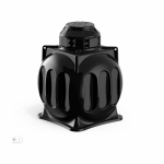 Пластиковый колодец КС-5М c каркасом,  с дополнительной горловиной D780 H500, муфтой и крышкой D560