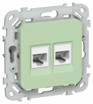 FLITE Роз. 2-я комп. RJ45 кат.5Е UTP РК5е-2-0-ФлФ фис. IEK FLITE Роз. 2-я комп. RJ45 кат.5Е UTP РК5е-2-0-ФлФ фис. IEK