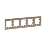 5 - местная рамка, шампань, пластик Эпика EKF