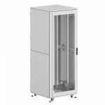 Шкаф напольный разобранный 19 IT-CQE-N 47U 800x800мм, крыша с вырубкой, дверь перф. и двойная перф., двойные боковые панели, серый RAL7035 Шкаф напольный разобранный 19 IT-CQE-N 47U 800x800мм, крыша с вырубкой, дверь перф. и двойная перф., двойные боковые панели, серый RAL7035