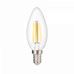 Лампа светодиод 6Вт C35 E14 3000K прозрач PLED OMNI 230/50 Jazzway