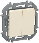 Выключатель 2кл сх5 10АХ б/к 6736211 слон. к. INSPIRIA IEK