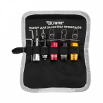 Набор для зачистки проводов, мягкий чеxол, 6 предметов KRANZ